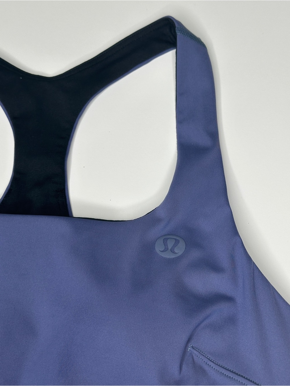 Lululemon Lightweight Tennis Tank Shade Blue Size 6 NWT Built-In Bra - Picture 10 of 12